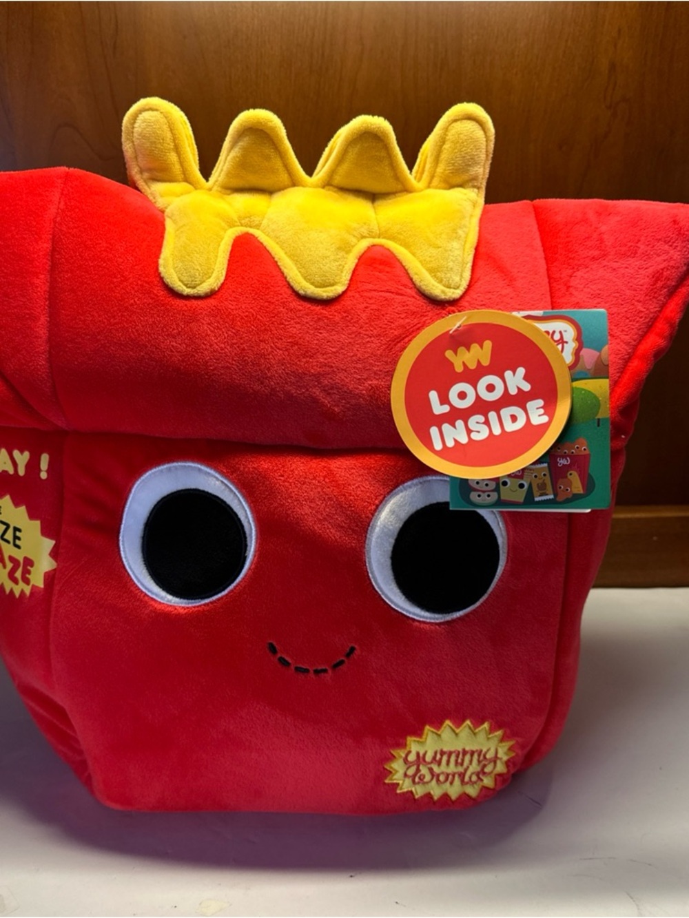 Yummy World Yummy Meal Plush Set Apples Nuggets Honey Mustard Bag No Drink